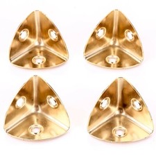 4x BRASS 28mm CASE CORNER METAL PROTECTOR Strengthen Box/Chest/Trunk/Flightcase