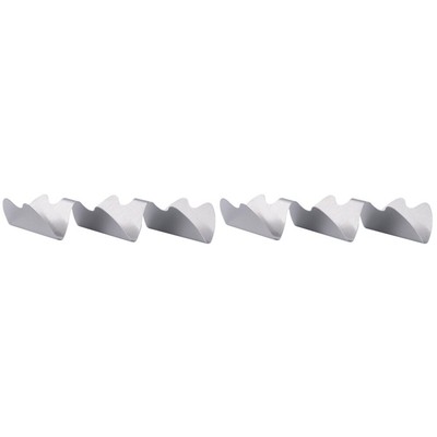  Set of 2 Taco-Rack-Ständer Für Zuhause Rostfreier Burritos-Ständer