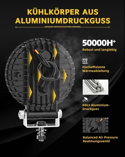 LED Arbeitsscheinwerfer 2X 48W 12V 24V Auto Strahler Traktor Scheinwerfer LKW - Bild 14 von 16