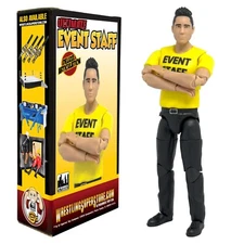 Ultimate Event Staff Worker With Deluxe Articulation for WWE Wrestling Figures