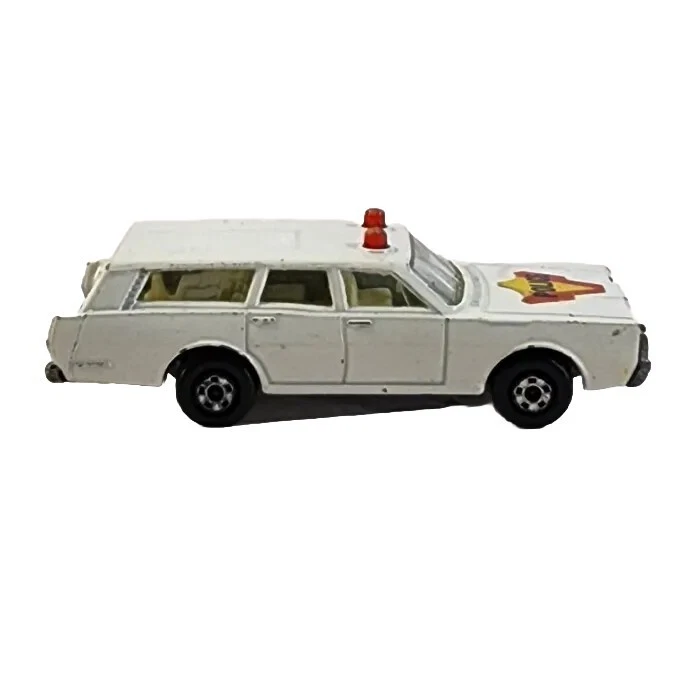 Lesney Matchbox No. 55 Mercury Police Car Station Wagon #55 Superfast England  - Image 4 of 4