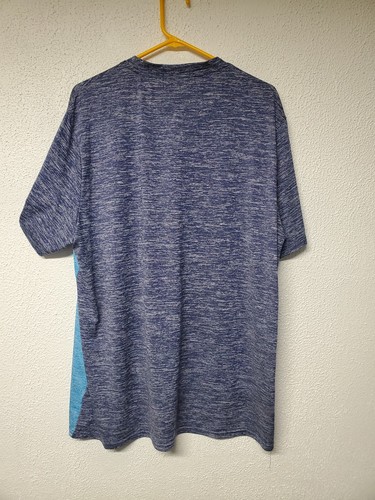Shirt Men - Short Sleeve Pullover by Tapulco - Two Tone Blue - Size XXL - Picture 2 of 3