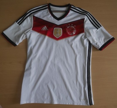 WUNDERBAR TRAGBAR: DFB DEUTSCHLAND HOME Trikot WM 2014! Gr. L! Logo defekt!