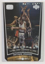 1998-99 Upper Deck Encore Game Dated Antawn Jamison #147 0e1s