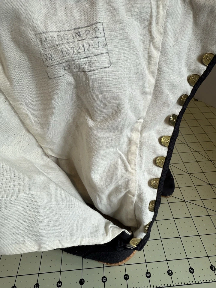 Botas Ninja Rosie Jika-Tabi Talla 280 JP (EE. UU. Hombres 10) Punta Dividida Hechas en Filipinas Foto 2 de 4