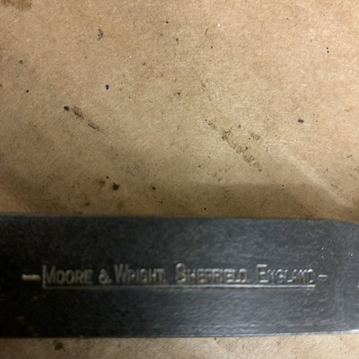 Vintage Moore und Wright Werkzeug