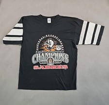 VTG Logo 7 Buffalo Sabres 1999 Eastern Conference Champs NHL Shirt Size Large