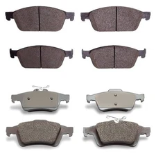 For Ford Focus 13-18 DFC 5000 Advanced Ceramic Front & Rear Disc Brake Pad Set