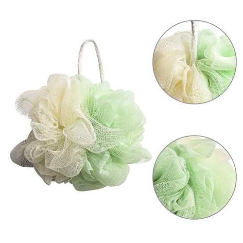 12 Cm 1Pcs Charcoal Ball Mesh Sponge Buffer Exfoliating Puff Scrubber Soft - Photo 14/25
