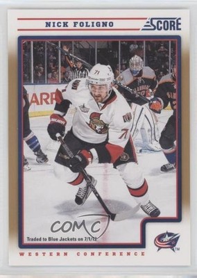 2012-13 Score Gold Rush Nick Foligno #154 l4l