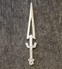 Vtg Imperial Knights & Daggers Silver Sword Weapon | MOTU KO He-Man Accessory
