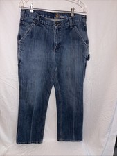 Carhartt Carpenter Jeans Denim Relaxed Fit Workwear Blue Men s Size 32x30