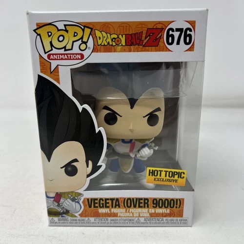 Funko Pop! Vegeta Dragon Ball Z #676 Over 9000 Exclusive Hot Topic