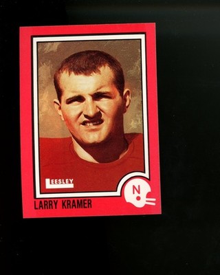1989 Leesley Pizza Hut Nebraska Cornhusker 100 #31 Larry Kramer