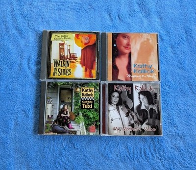 KATHY KALLICK 4 CD Lot Bluegrass Folk Americana My Mother's Voice Call Me A Taxi
