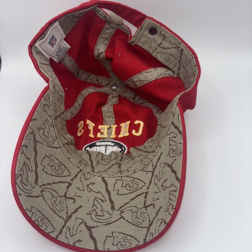 Kansas City Chiefs Adjustable Hat Snapback 1960 Embroidered Red Yellow - Picture 4 of 6