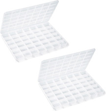 42 Grids Plastic Bead Organizer Beads Storage Containers Bead Holder ...