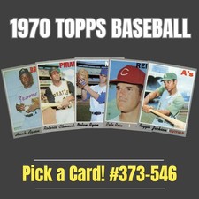 1970 Topps Baseball – Pick A Card – (#373-720) – Bench Aaron Mccovey Gibson