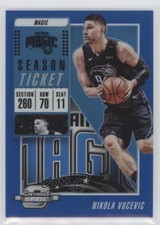 2018 Panini Contenders Optic Season Ticket Blue Prizm 27/99 Nikola Vucevic 7ut