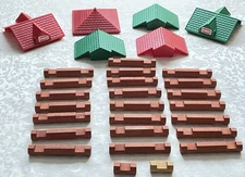 1992 Playskool Lincoln Logs 30 Pieces