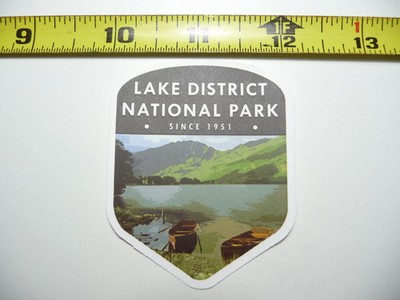 LAKE DISTRICT NATIONAL PARK ENGLAND SMALL STICKER DECAL HIKING CAMPING NATURE