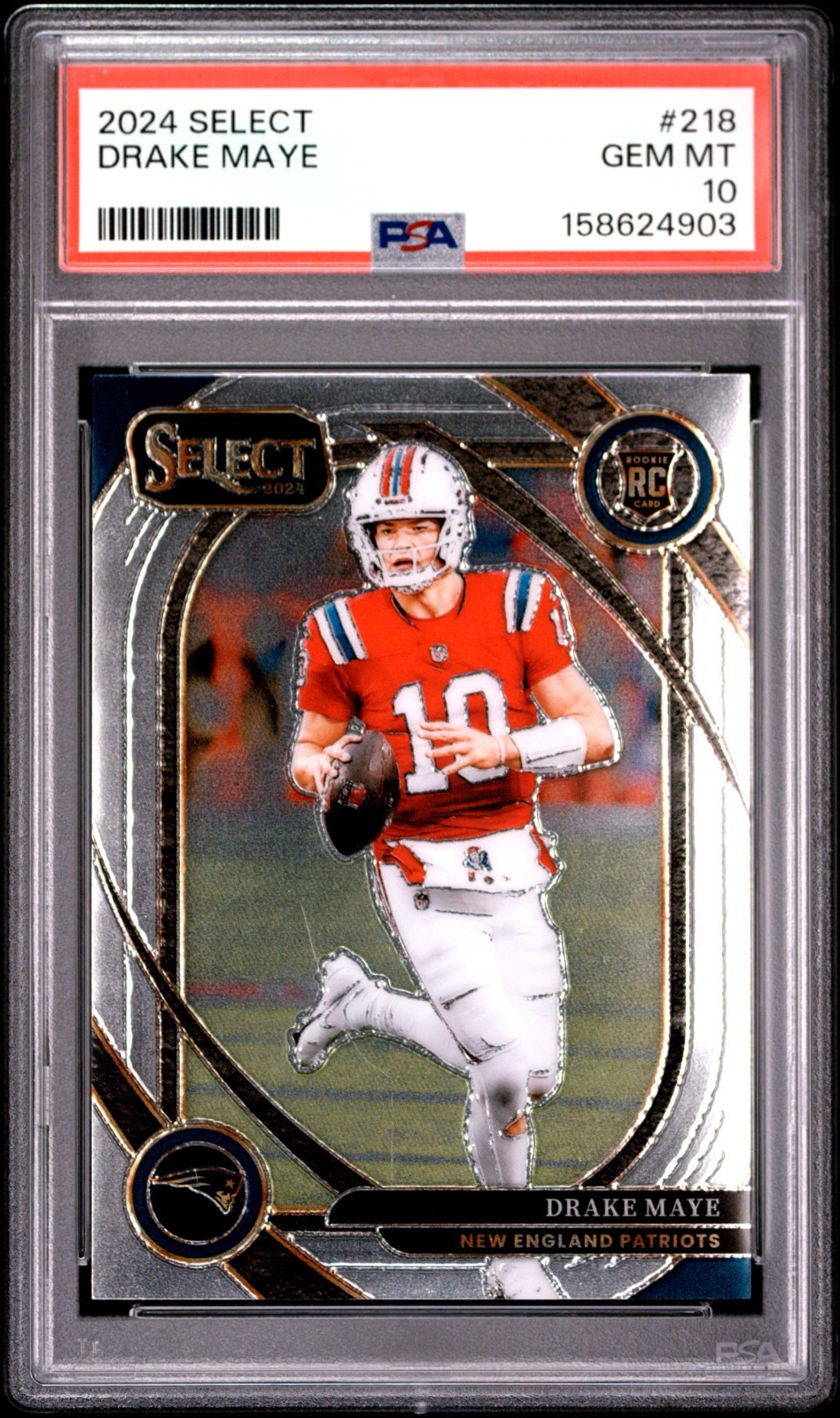Drake Maye Panini Select #218 Base