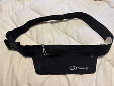 Kalenji Decathlon Running Smartphone Waist Belt Bag Bright Orange Adjustable 