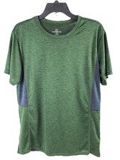 Real Essentials Mens Short Sleeve Hunter Gree...