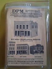 DPM #50400 - N Scale Building Kit - Char's Soda Shoppe - NEW - Woodland Scenics