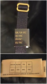 Dita Von Teese Lurex Lace Unlined UW Bra Black Size 32C Burlesque Hollywood