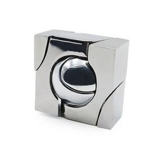 3D Metal Brain Teaser Puzzle IQ Mind Game Stress Relief Toy for Adults Kids