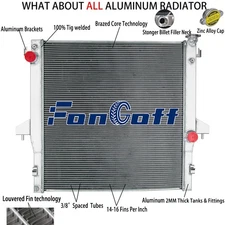 3 Row Aluminum Radiator For 2003 2004-2009 Dodge Ram 2500 3500 5.9L 6.7L CUMMINS