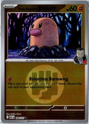 Team Rocket's Diglett (Energy Symbol Pattern) 100/217 Ascended Heroes Reverse Holo