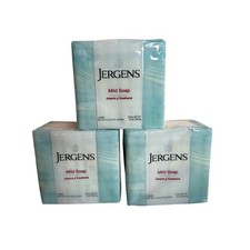 Jergens Mild Bar Soap Clean  Refresh 3 pack 12 Bars Total 4.5 oz Each Sealed