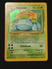 Pokemon Venusaur 15/102 Base Set Holo Moderate Played Heavy Played WOTC on eBay