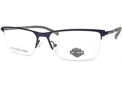 Harley Davidson Lesebrille +0,75 bis +3,50 halbrandlos blau grau HD0979 091