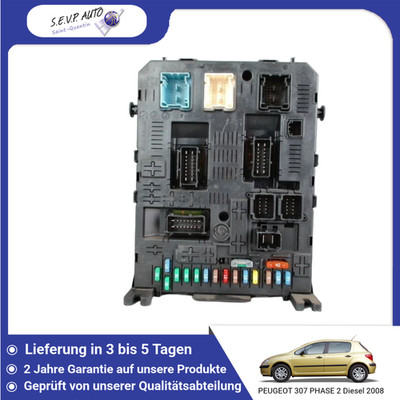   VORDERE SICHERUNGSPLATINE   PEUGEOT 307 PHASE 2 DIESEL 6580KC  