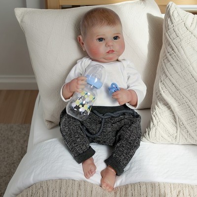 Reborn Dolls Newborn Baby Boy Doll Realistic Full Body Vinyl