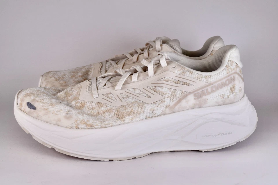 Salomon Mujer Aero Glide 2 474268 Blanco Beige Zapatos para Correr Tenis Talla 11 Foto 3 de 4