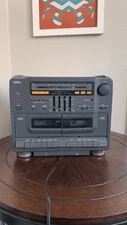 Vintage Yorx Model 100 Boombox (Radio + Dual Cassette Deck)