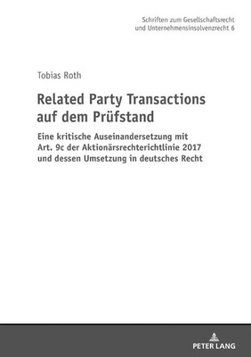 Related Party Transactions auf dem Prüfstand | Tobias Roth | Buch | 378 S.