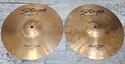 STAGG Dragon-Serie 14'' Medium Hi-Hat Brilliant  B20 Bronze handhammered  TOPDEAL