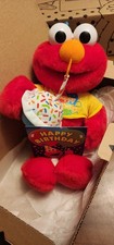 Fisher-Price Sesame Street Elmo Birthday Plush Doll - Year 1999