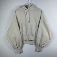 Nike Hoodie Womens M Phoenix Fleece Oversized Pullover Sweatshirt Center Swoosh