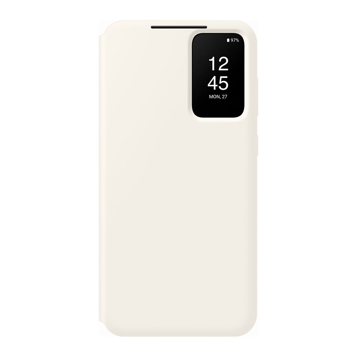 Coque S View Galaxy S23 Plus 5G beige, l'étui portefeuille idéal pour vos sorties