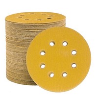 Schleifpapier 125Mm Klett 100 KöRnung 8 Loch Rund FüR Exzenterschleifer Holz
