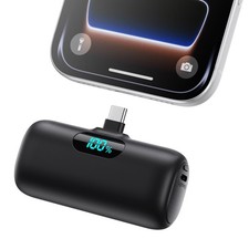 Mini Portable Charger Power Bank for iPhone 17/16/15 Series, 5000mAh PD USB C...