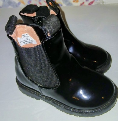 Nordstrom Toddler Black Patent Leather Shoes Size 5 NWOT FREE SHIPPING 