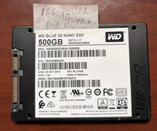500GB 2.5" SATA Western Digital WD Blue SSD 3D NAND WDS500GB0A Good Health 100%