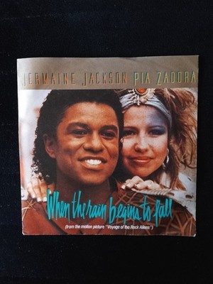 Jermaine Jackson  Pia Zadora ''7 Single When The Rain Begin To Fall